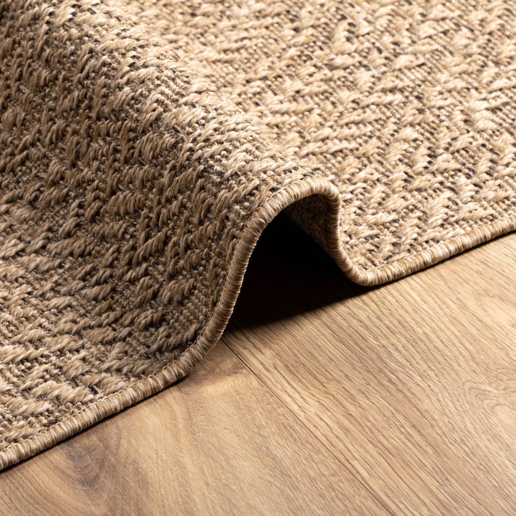 Tappeto ZIZUR 160x230 cm Aspetto Iuta per Interni ed Esterni