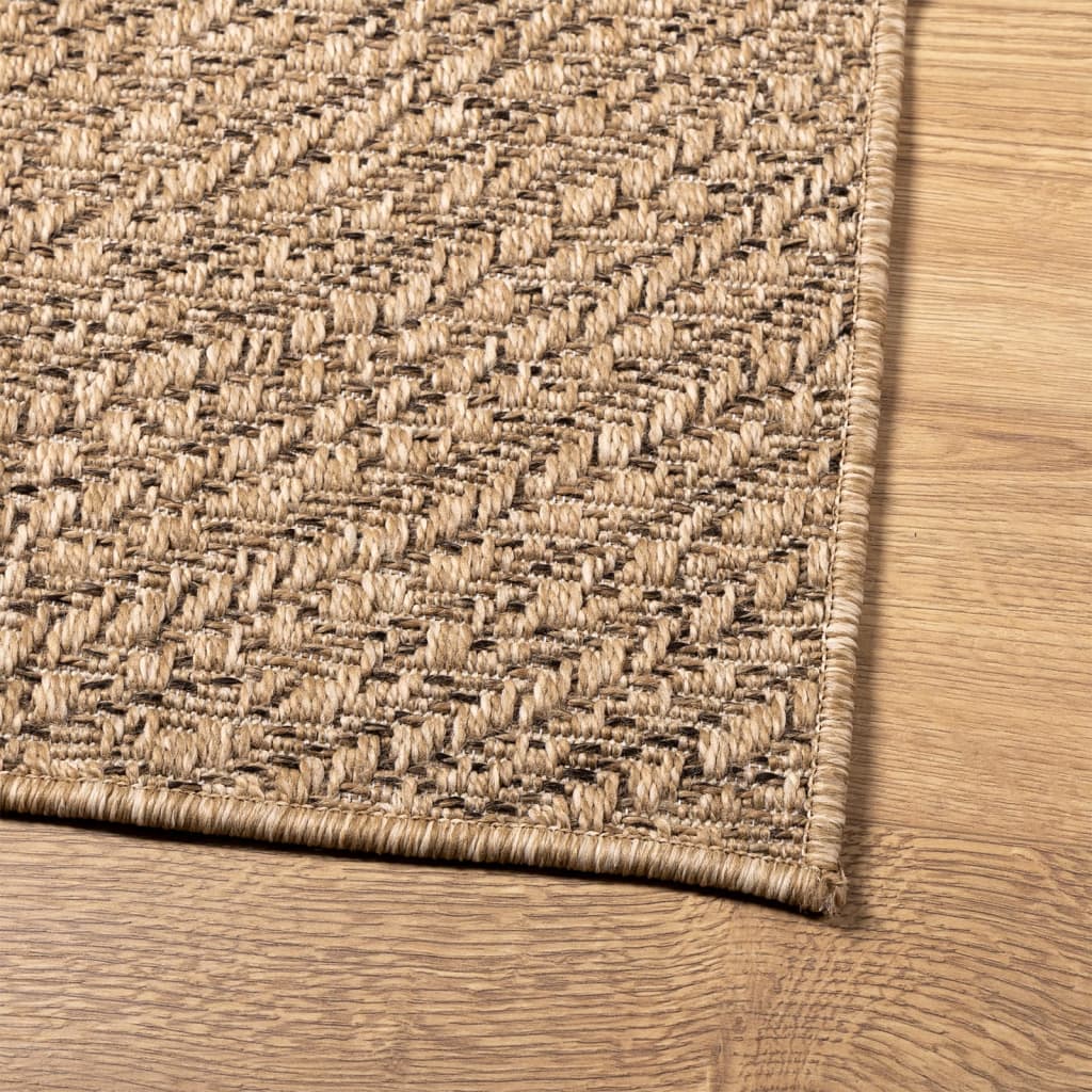 Tappeto ZIZUR 160x230 cm Aspetto Iuta per Interni ed Esterni