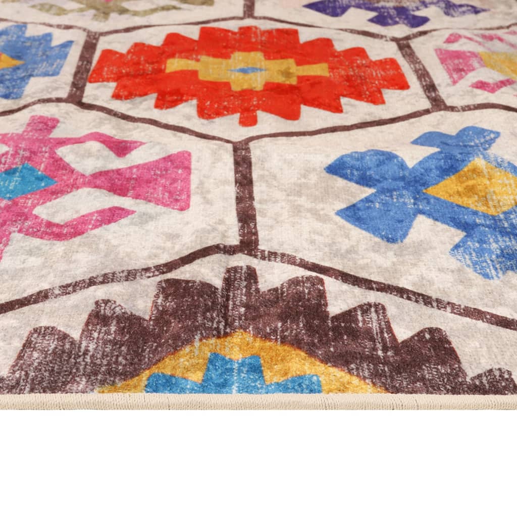 Tappeto Lavabile Multicolore 120x180 cm Antiscivolo - homemem39