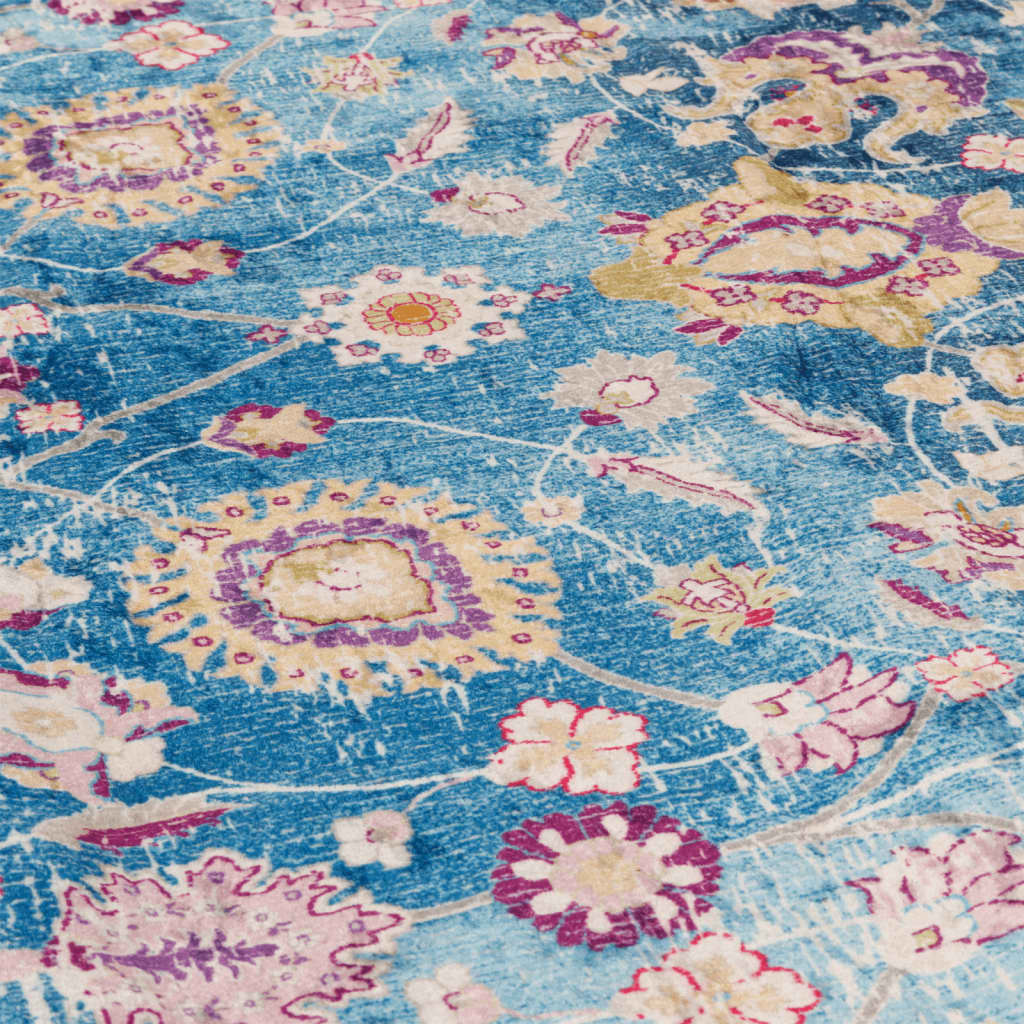 Tappeto Lavabile Multicolore Ø 120 cm Antiscivolo - homemem39