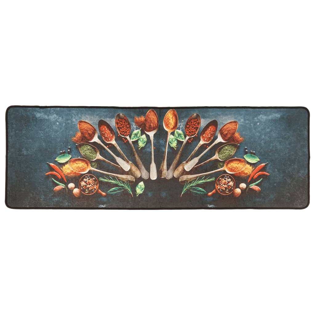 Tappeto da Cucina Multicolore 60x180 cm Lavabile Antiscivolo - homemem39