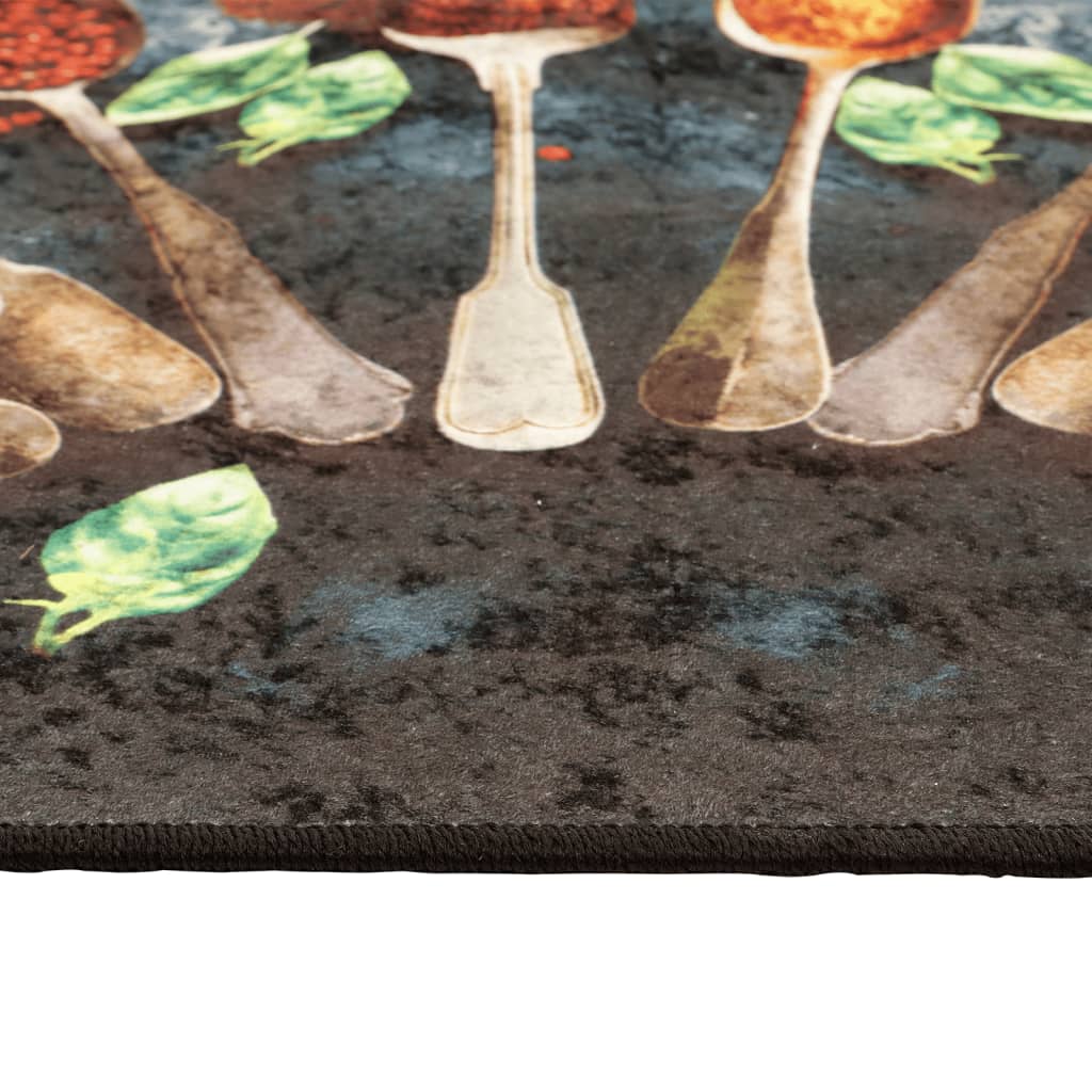 Tappeto da Cucina Multicolore 60x180 cm Lavabile Antiscivolo - homemem39