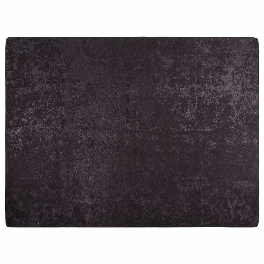 Tappeto Lavabile Antracite 400x300 cm Antiscivolo - homemem39