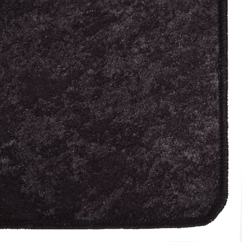Tappeto Lavabile Antracite 400x300 cm Antiscivolo - homemem39