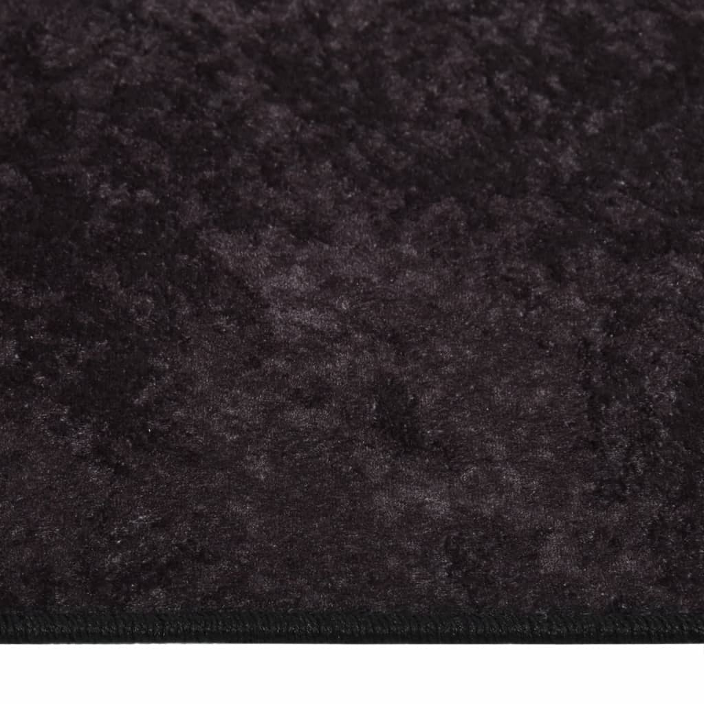 Tappeto Lavabile Antracite 400x300 cm Antiscivolo - homemem39