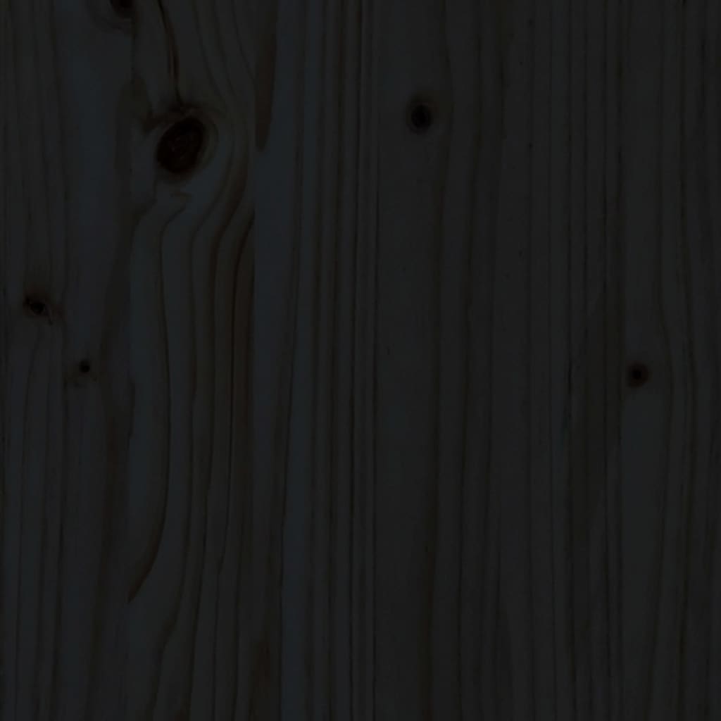 Giroletto con Testiera Nero Small Single in Legno Massello | homemem39
