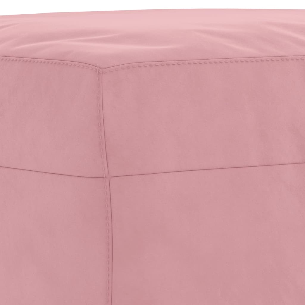 Set di Divani 4 pz Rosa in Velluto