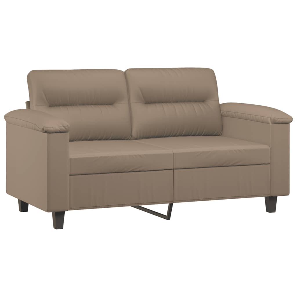 Set di Divani 2 pz con Cuscini cappuccino in Similpelle | homemem39