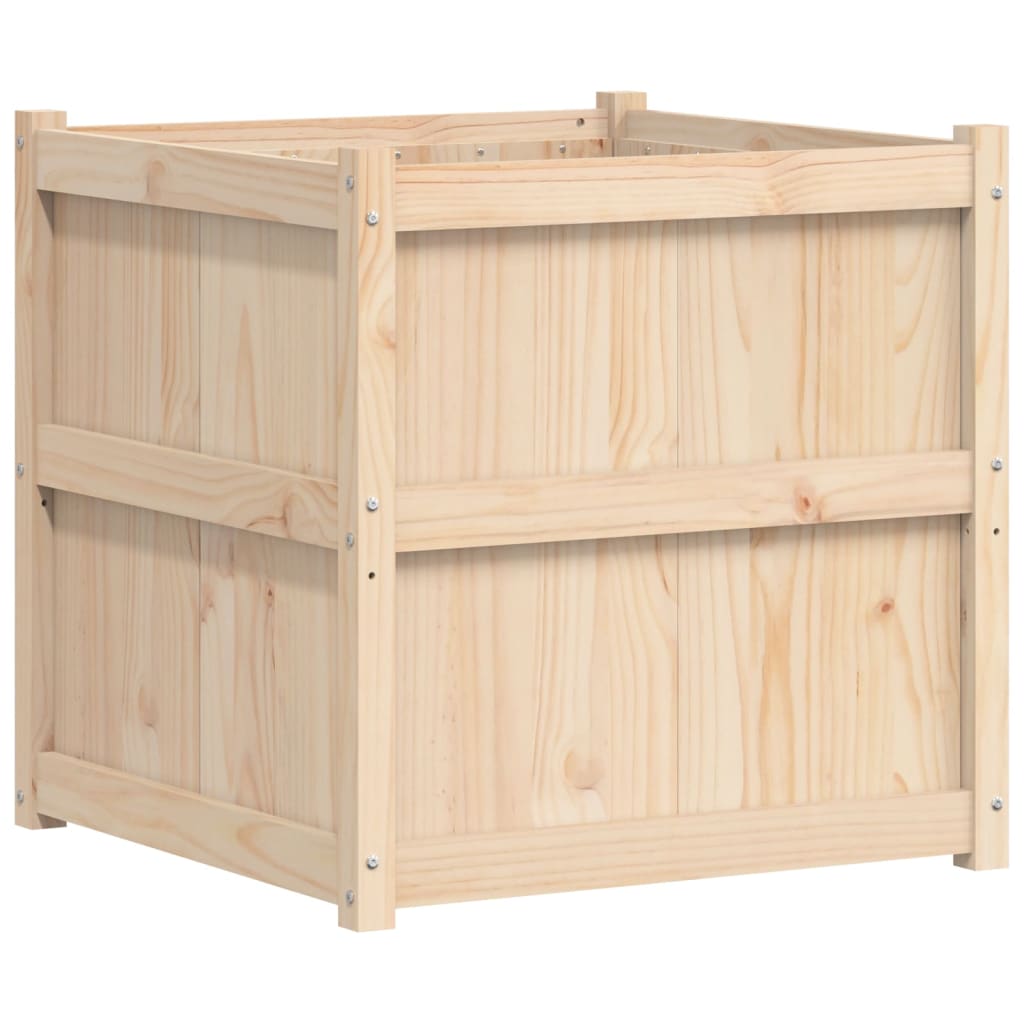 Fioriera da Giardino 70x70x70 cm in Legno Massello di Pino - homemem39