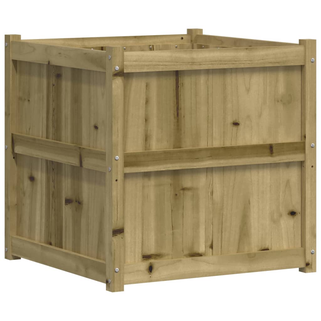 Fioriera da Giardino 70x70x70 cm in Legno di Pino Impregnato - homemem39
