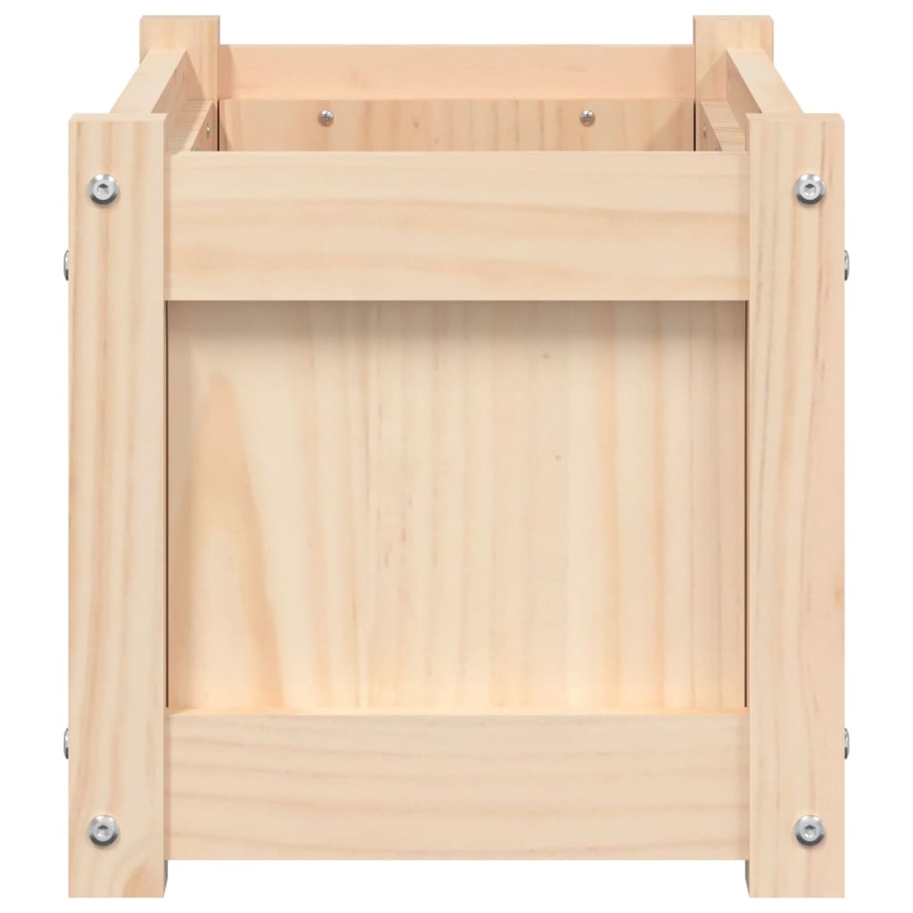Fioriera da Giardino 60x31x31 cm in Legno Massello di Pino