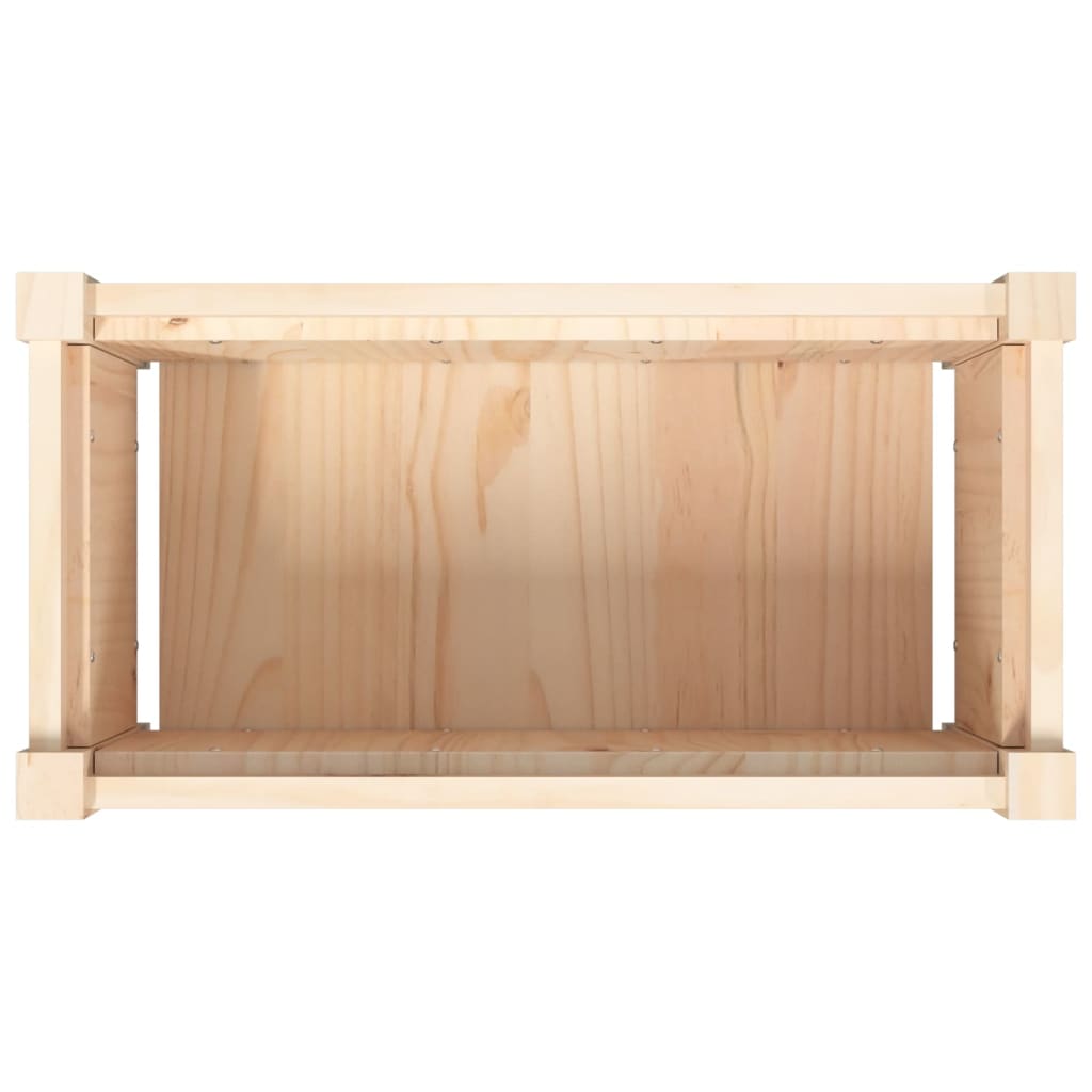 Fioriere da Giardino 2 pz in Legno Massello di Pino