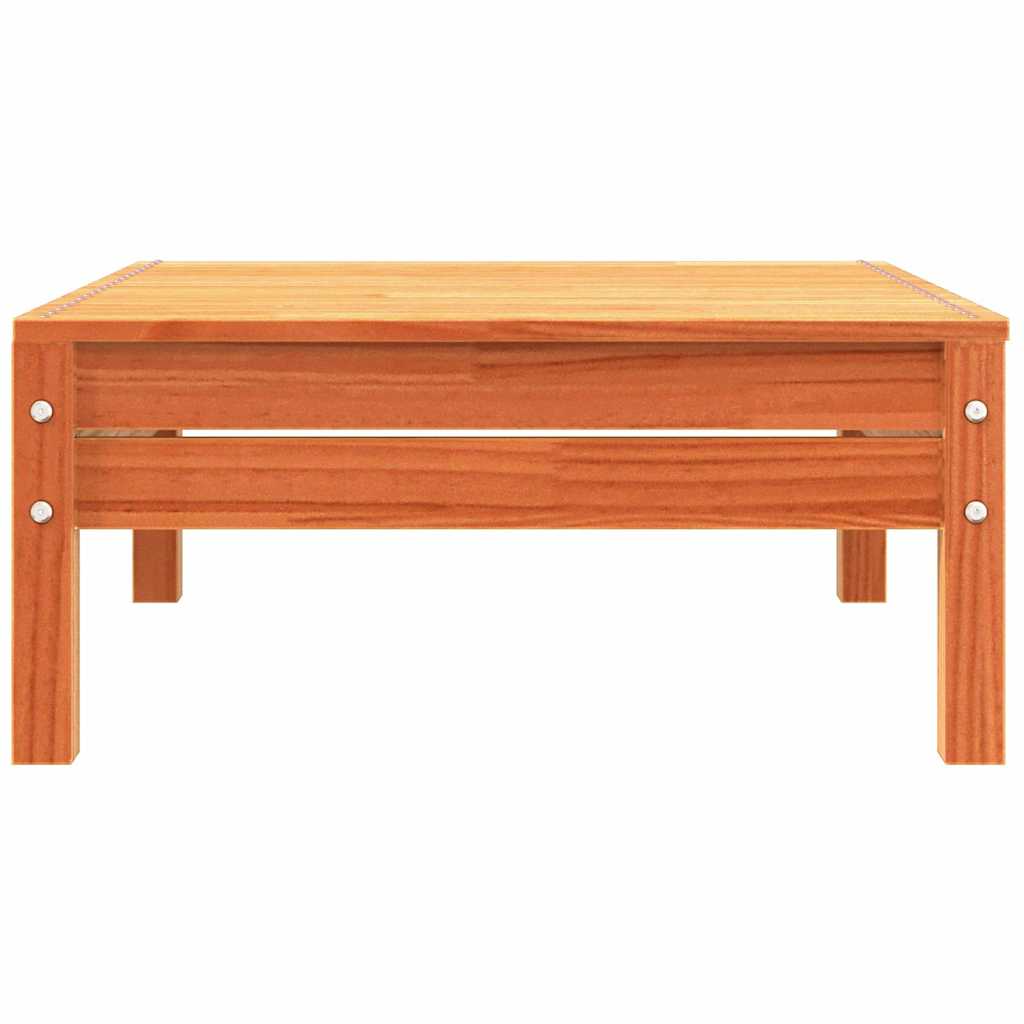 Divano Giardino con Cuscini e Poggiapiedi Legno Massello Pino | homemem39