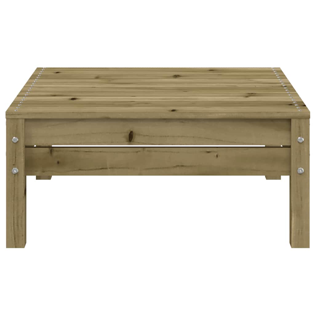 Divano Giardino con Cuscini e Poggiapiedi Legno Pino Impregnato | homemem39