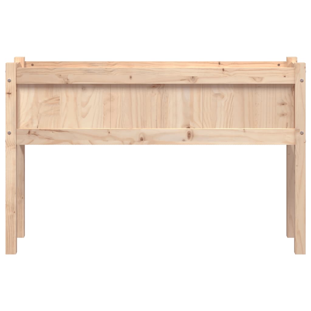 Fioriera Giardino con Gambe 110x31x70 cm Legno Massello Pino - homemem39