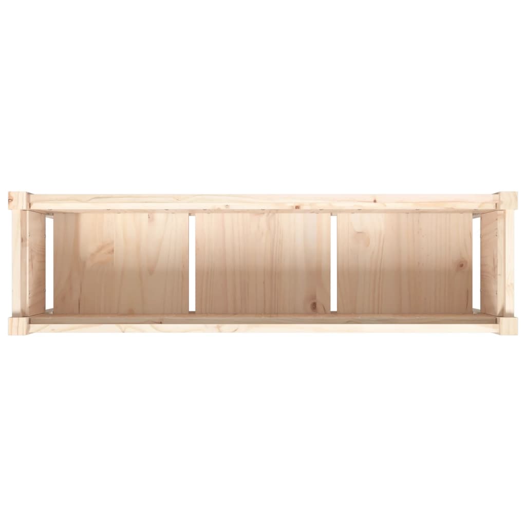 Fioriera Giardino con Gambe 110x31x70 cm Legno Massello Pino - homemem39
