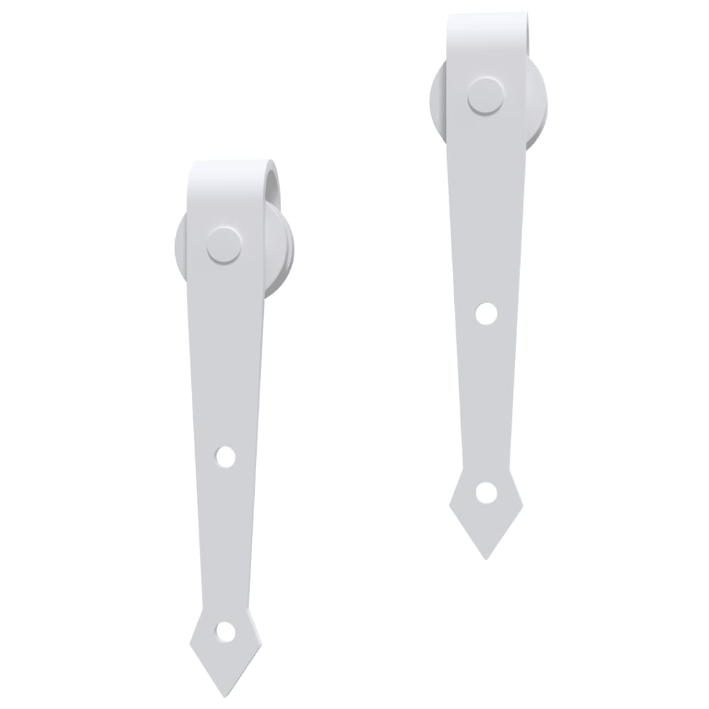 Porta Scorrevole con Set Hardware 90x210 cm Legno Massello Pino - homemem39