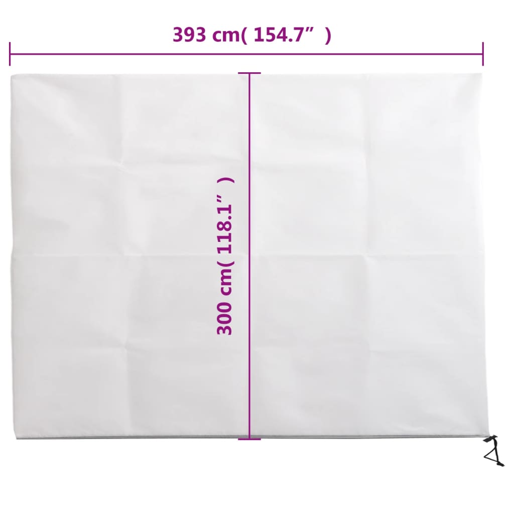 Coperture con Cerniera per Piante 2pz 70 g/m² 3,93x3 m - homemem39