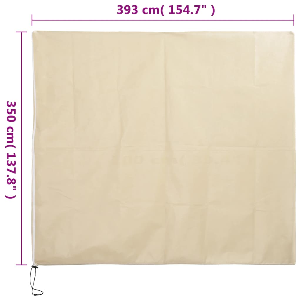 Coperture con Cerniera per Piante 2pz 70 g/m² 3,93x3,5 m | homemem39
