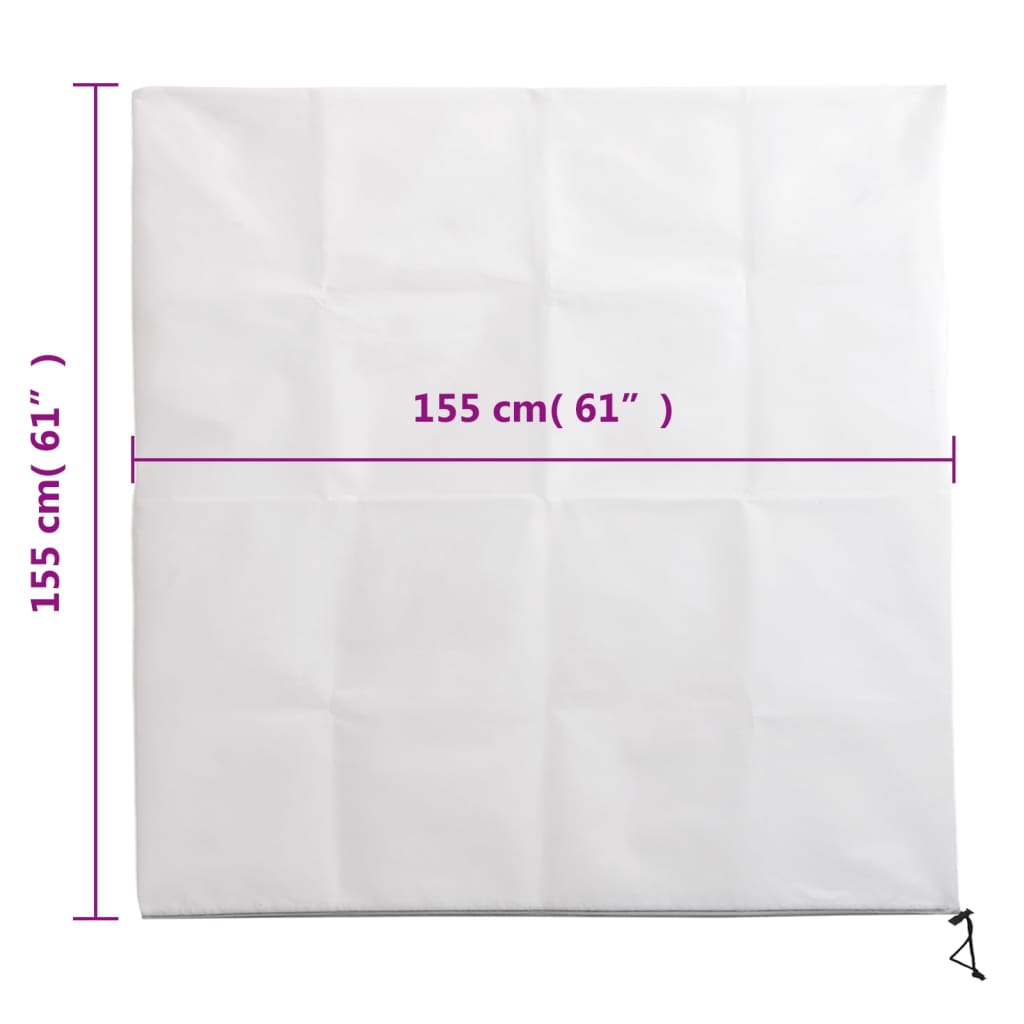 Coperture con Cerniera per Piante 10pz 70 g/m² 1,55x1,55 m | homemem39