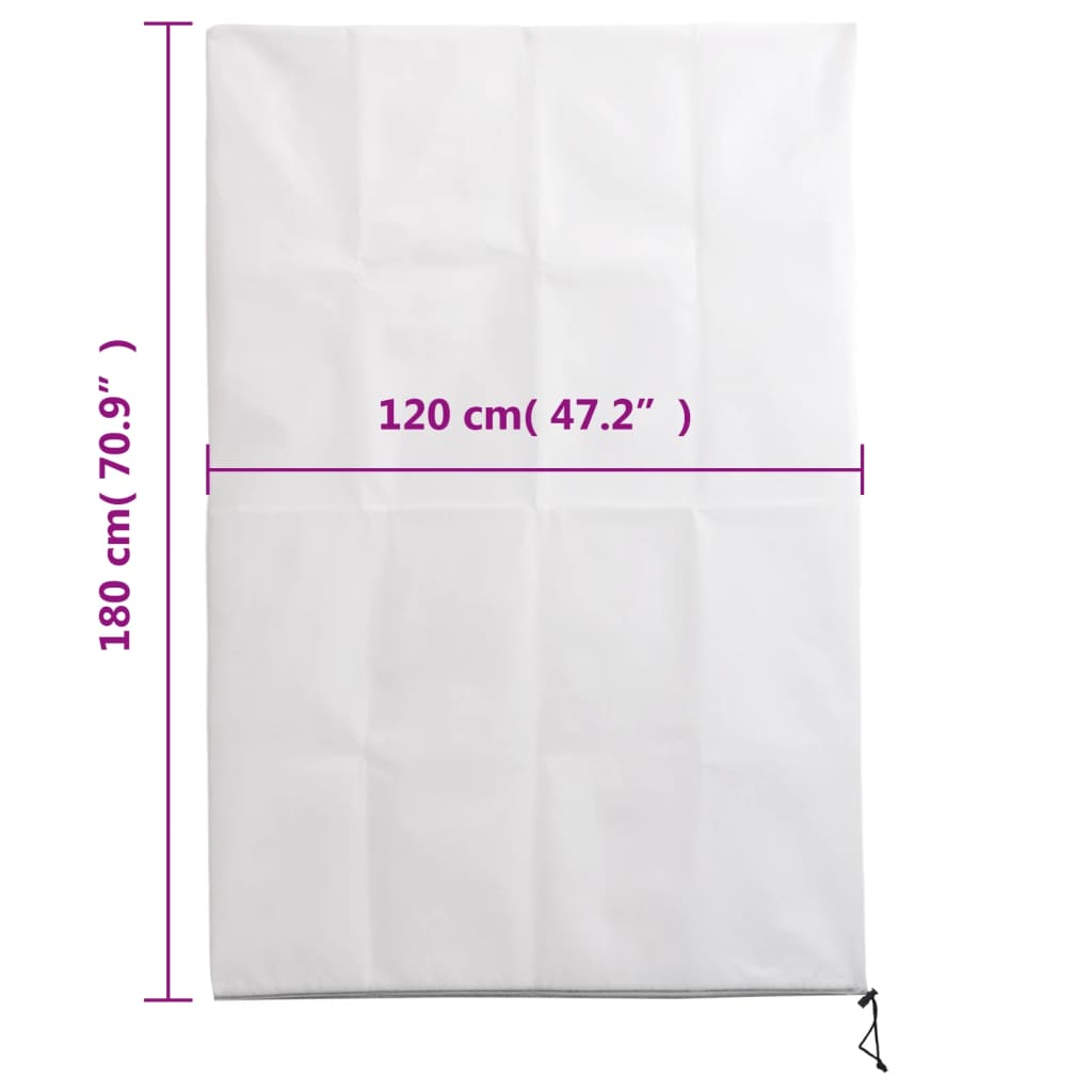 Coperture con Cerniera per Piante 10pz 70 g/m² 1,2x1,8 m | homemem39