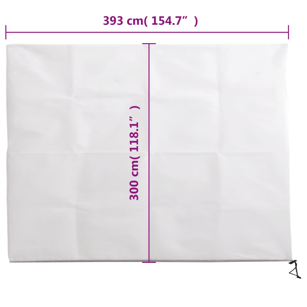 Coperture con Cerniera per Piante 4pz 70 g/m² 3,93x3 m - homemem39