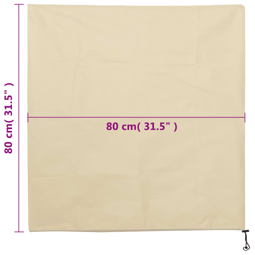 Coperture con Coulisse per Piante 12pz 70 g/m² 0,8x0,8 m - homemem39
