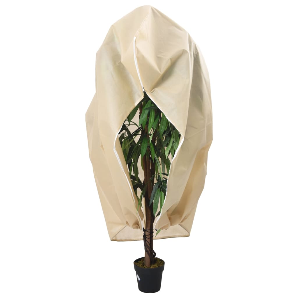 Coperture con Cerniera per Piante 4pz 70 g/m² 3,14x2,5 m - homemem39