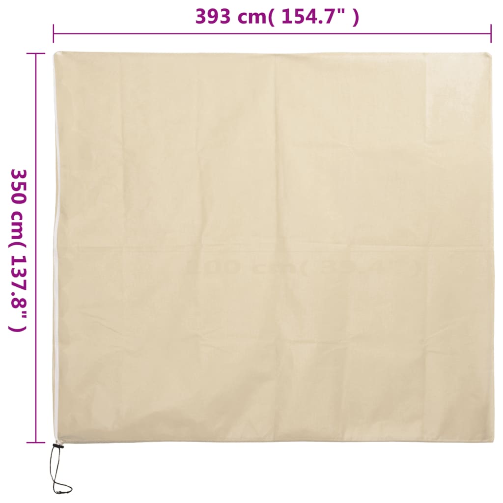 Coperture con Cerniera per Piante 4pz 70 g/m² 3,93x3,5 m | homemem39