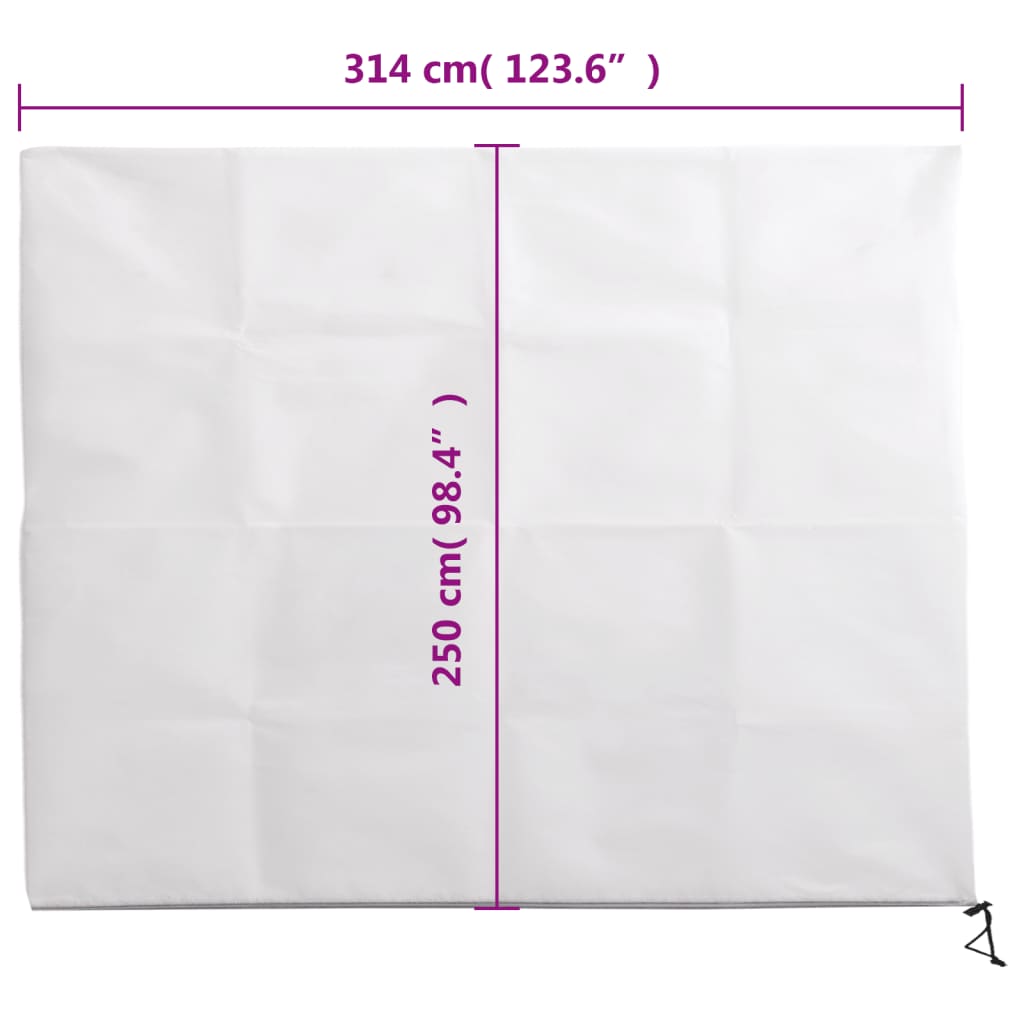 Coperture con Cerniera per Piante 10pz 70 g/m² 3,14x2,5 m | homemem39