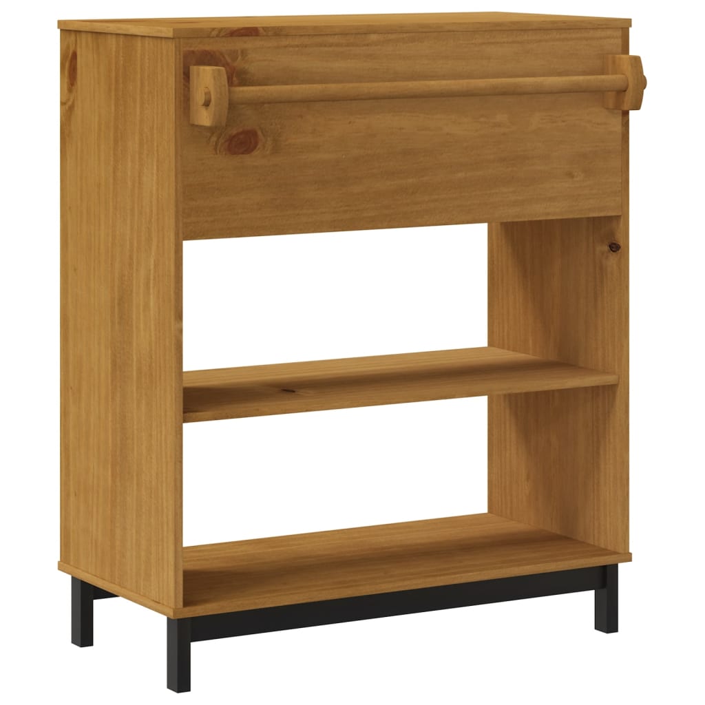 Tavolino da Bar FLAM 92x45x110 cm in Legno Massello di Pino - homemem39