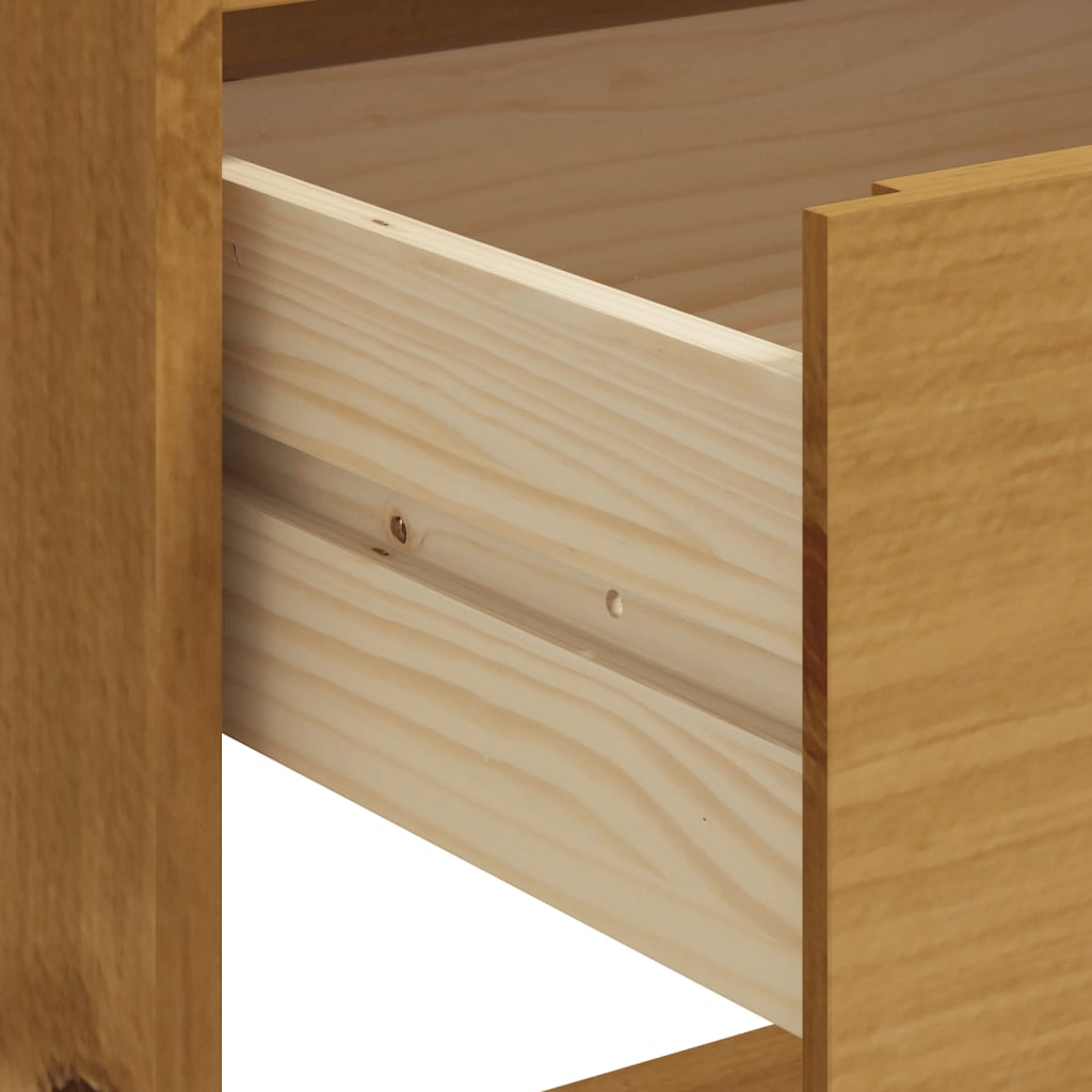 Tavolino da Bar FLAM 92x45x110 cm in Legno Massello di Pino - homemem39