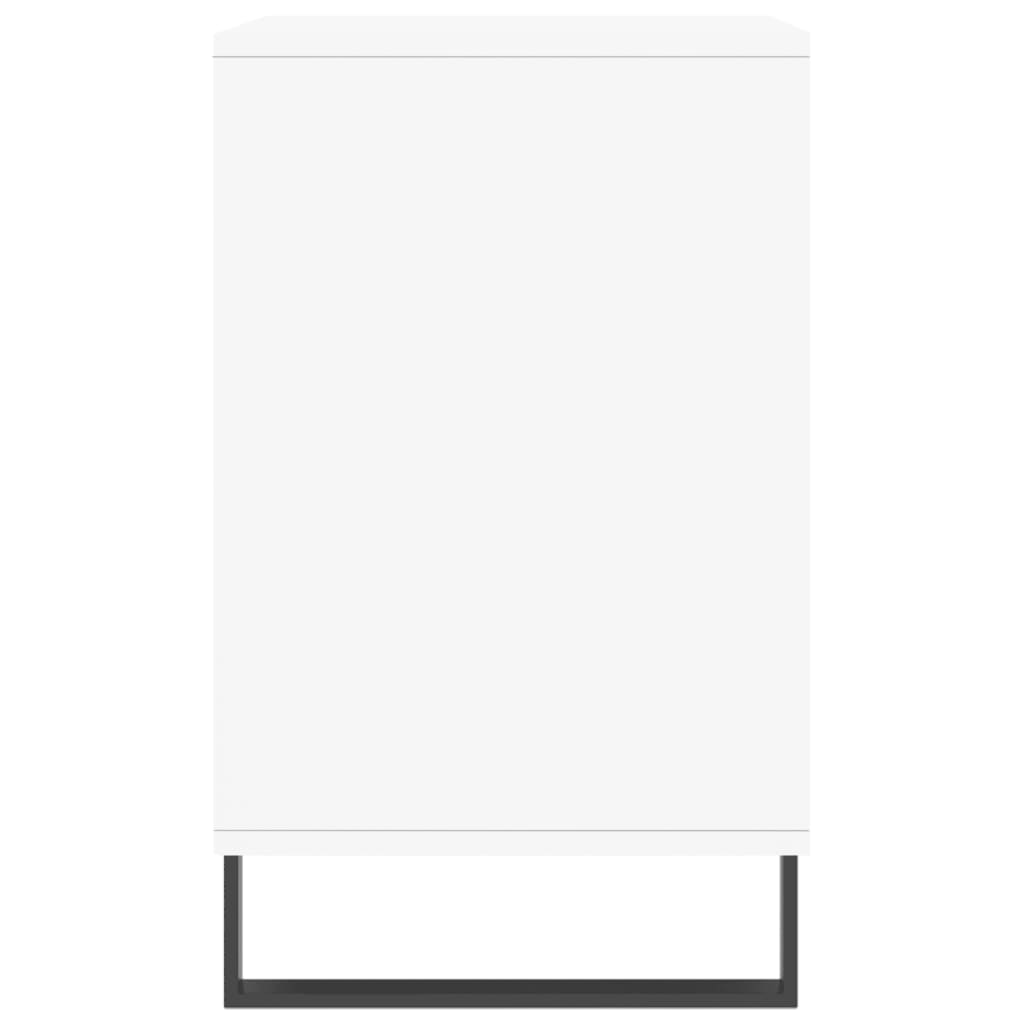 Scarpiera Bianco Lucido 102x36x60 cm in Legno Multistrato