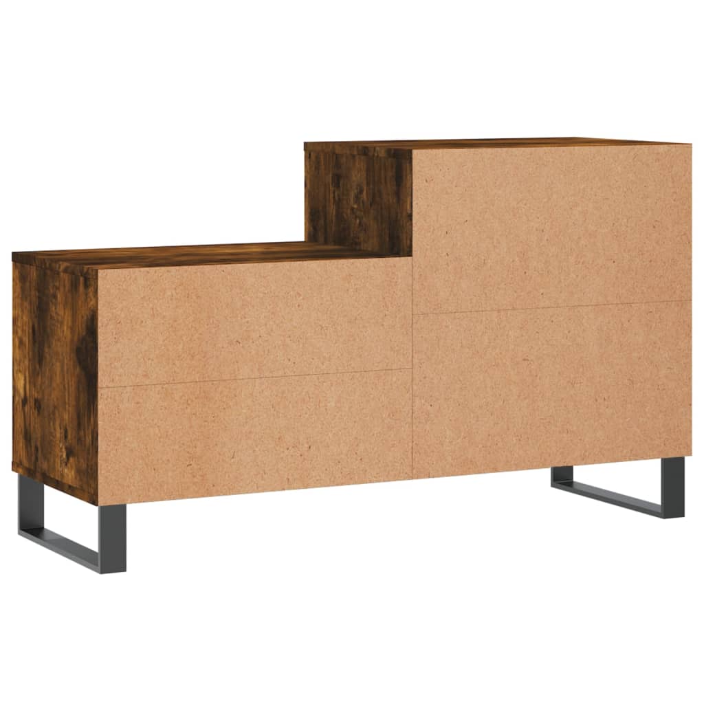 Scarpiera Rovere Fumo 102x36x60 cm in Legno Multistrato - homemem39