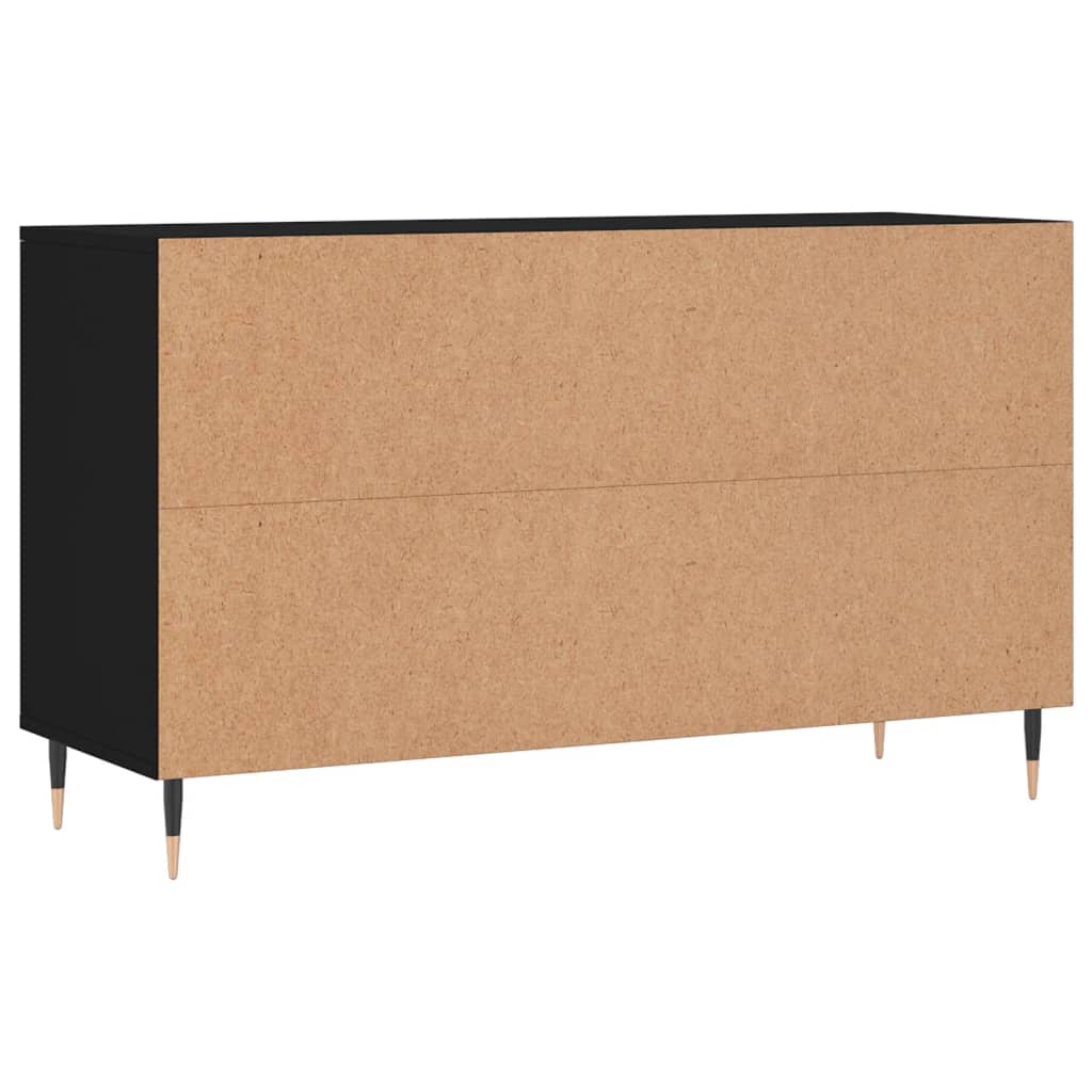 Scarpiera Nera 102x36x60 cm in Legno Multistrato - homemem39