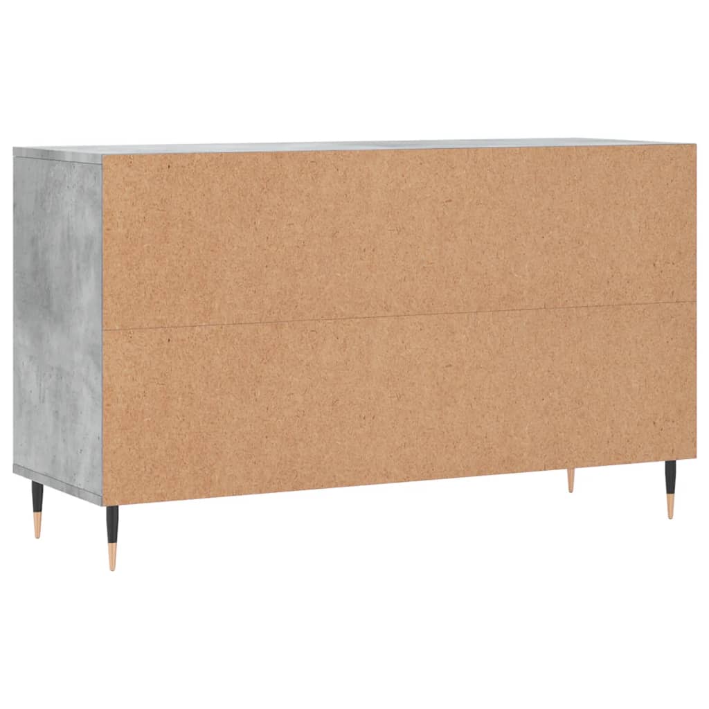 Scarpiera Grigio Cemento 102x36x60 cm in Legno Multistrato - homemem39
