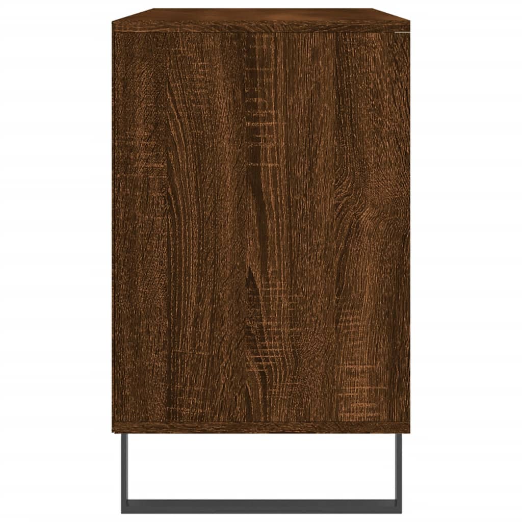 Scarpiera Rovere Marrone 102x36x60 cm in Legno Multistrato