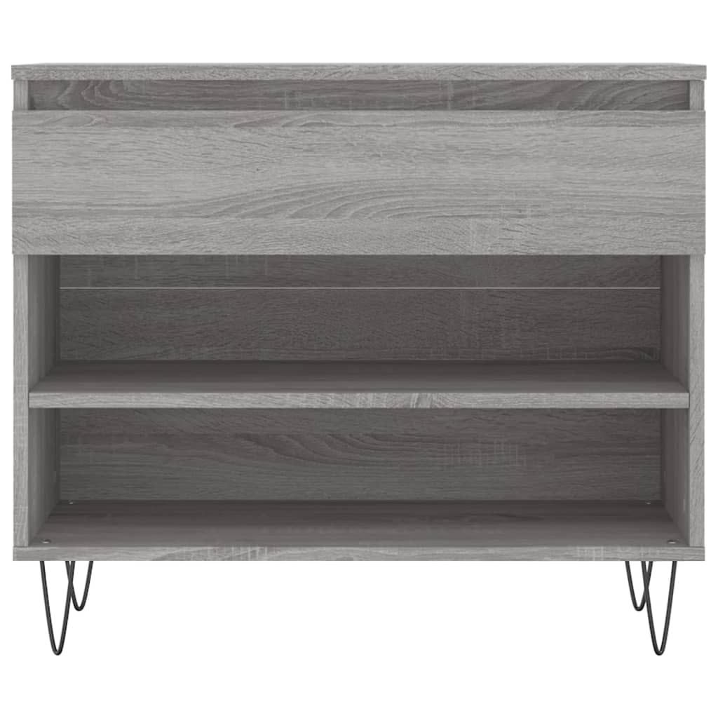 Scarpiera Grigio Sonoma 70x36x60 cm in Legno Multistrato - homemem39