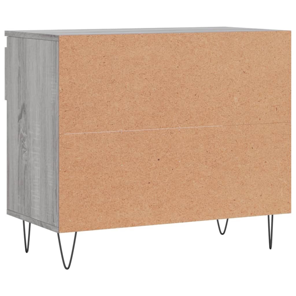 Scarpiera Grigio Sonoma 70x36x60 cm in Legno Multistrato - homemem39