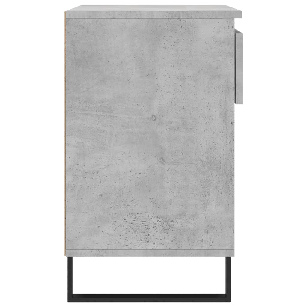 Scarpiera Grigio Cemento 70x36x60 cm in Legno Multistrato - homemem39