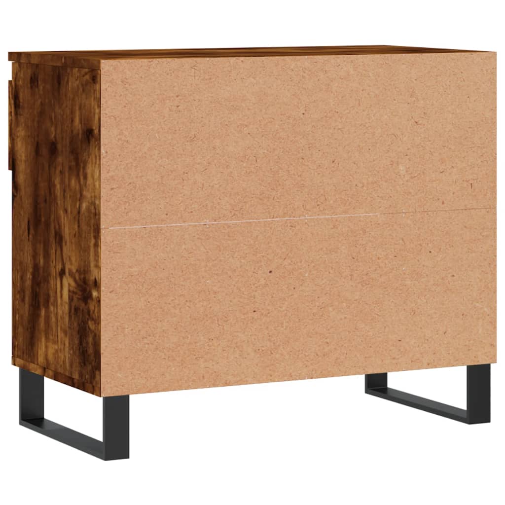 Scarpiera Rovere Fumo 70x36x60 cm in Legno Multistrato - homemem39