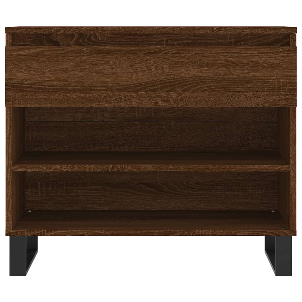 Scarpiera Rovere Marrone 70x36x60 cm in Legno Multistrato - homemem39
