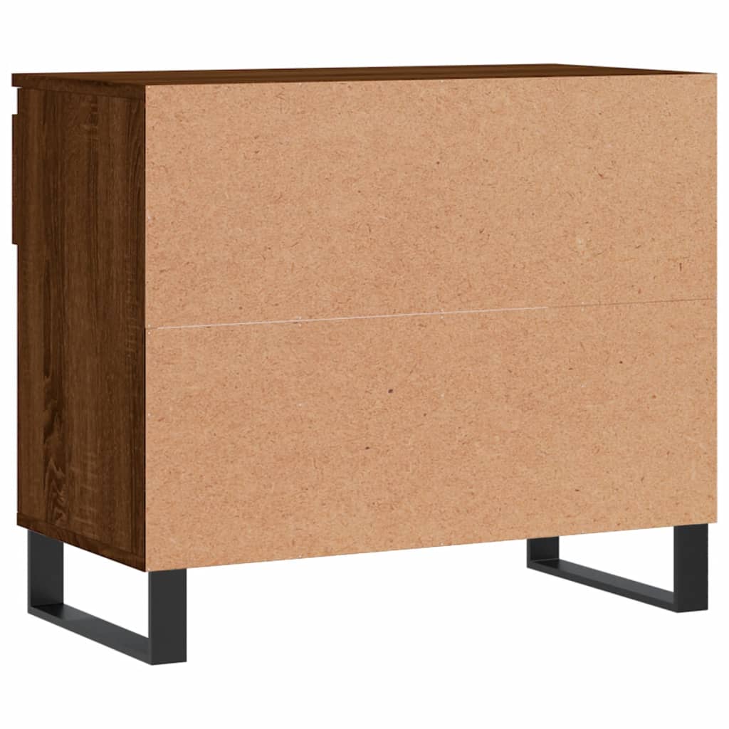 Scarpiera Rovere Marrone 70x36x60 cm in Legno Multistrato - homemem39