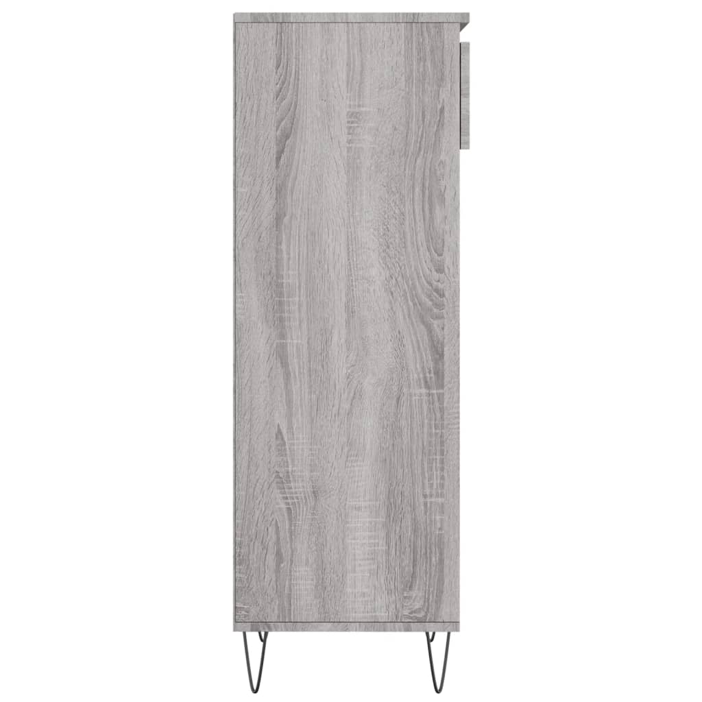 Scarpiera Grigio Sonoma 40x36x105 cm in Legno Multistrato - homemem39