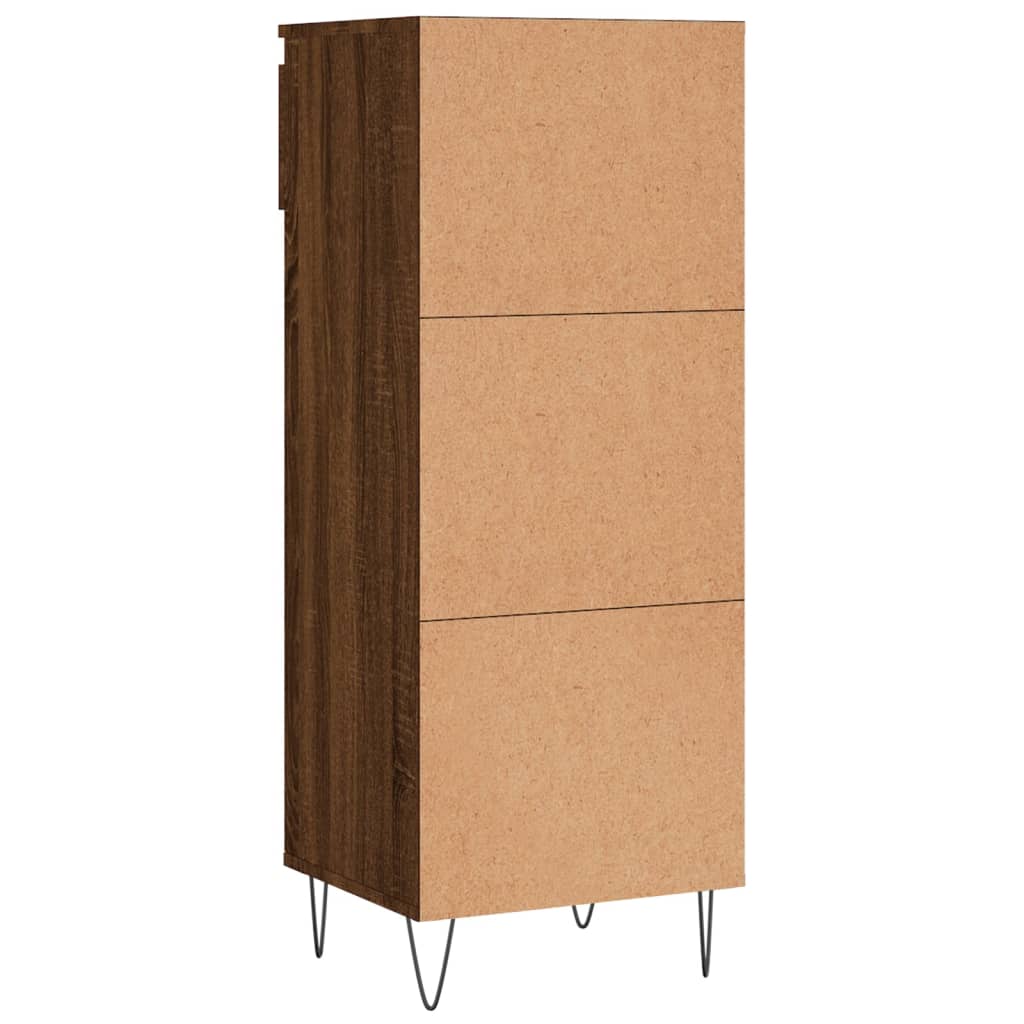 Scarpiera Rovere Marrone 40x36x105 cm in Legno Multistrato - homemem39