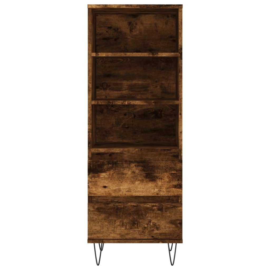 Credenza Rovere Fumo 40x36x110 cm in Legno Multistrato - homemem39