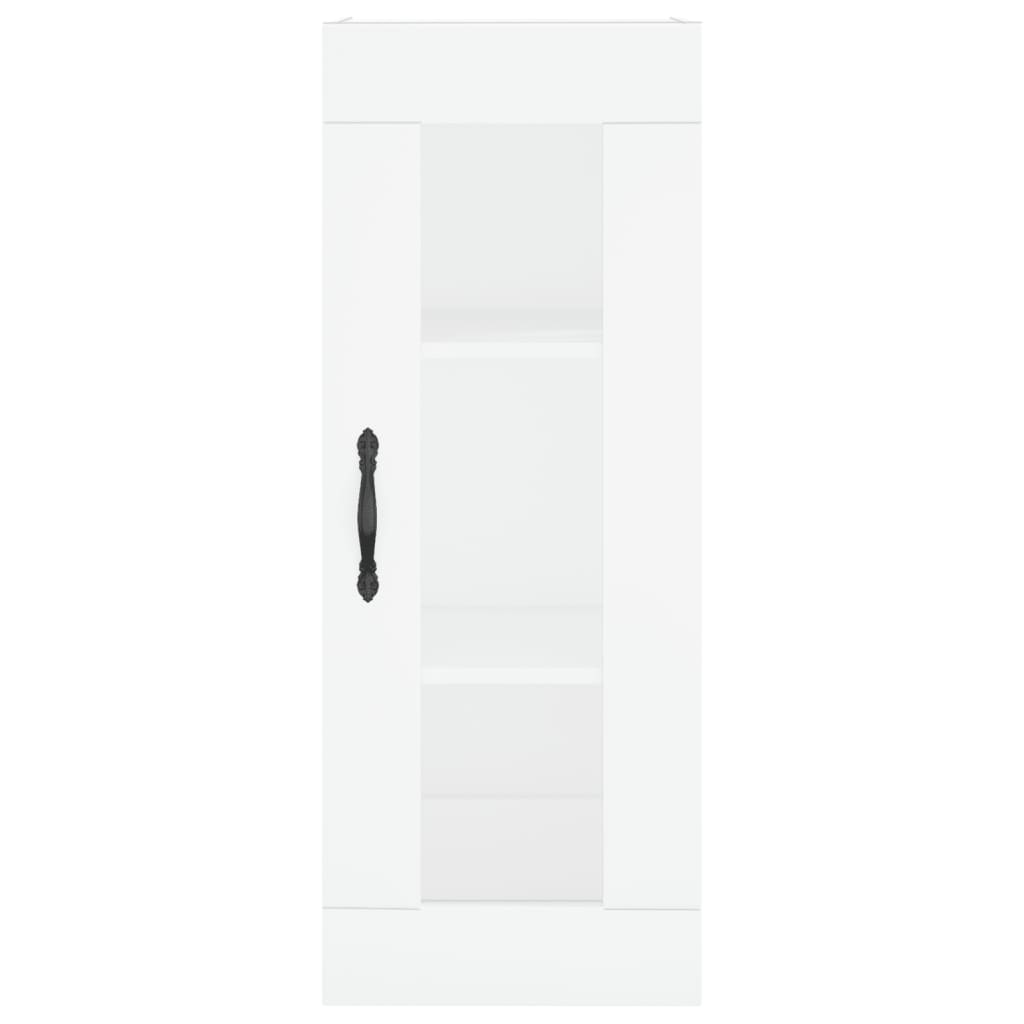 Mobile a Parete Bianco 34,5x34x90 cm - homemem39