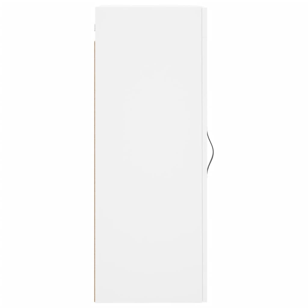 Mobile a Parete Bianco 34,5x34x90 cm - homemem39