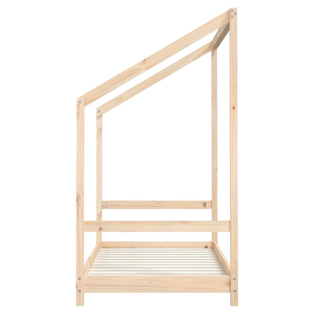 Giroletto per Bambini 80x160 cm in Legno Massello di Pino - homemem39