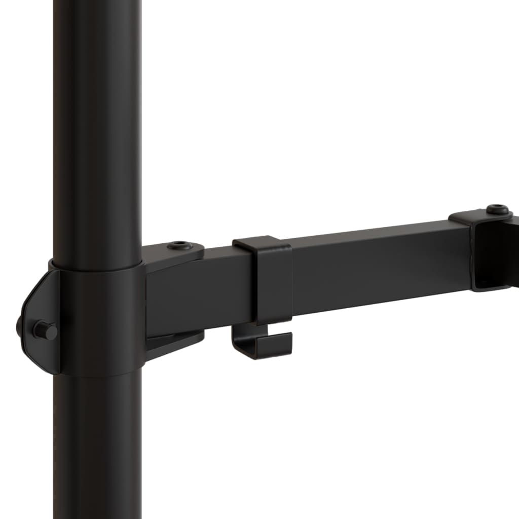 Supporto per Monitor in Acciaio Nero VESA 75/100 mm | homemem39